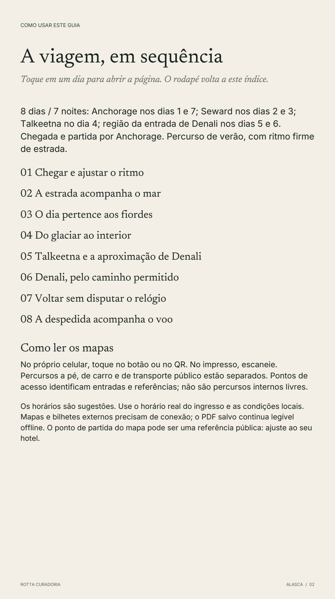 Página 2 real do roteiro: A VIAGEM EM SEQUÊNCIA