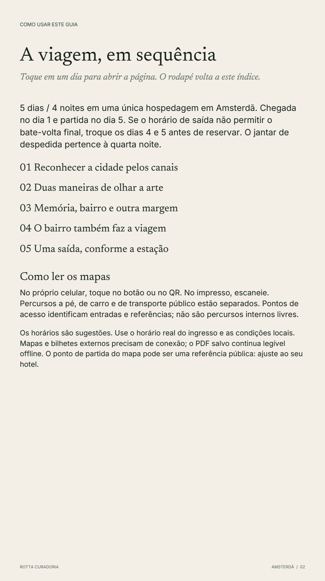 Página 2 real do roteiro: A VIAGEM EM SEQUÊNCIA