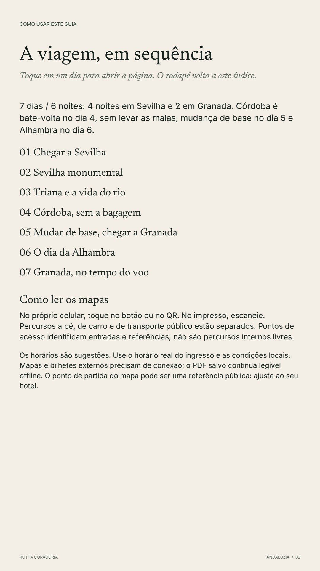 Página 2 real do roteiro: A VIAGEM EM SEQUÊNCIA