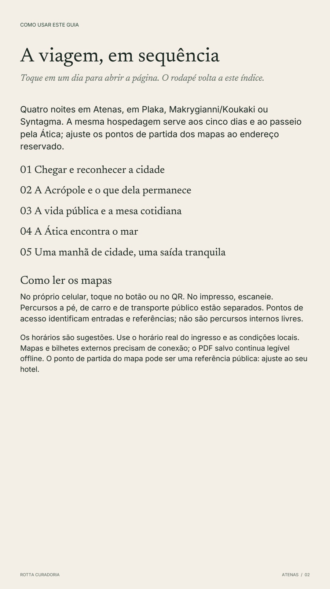 Página 2 real do roteiro: A VIAGEM EM SEQUÊNCIA