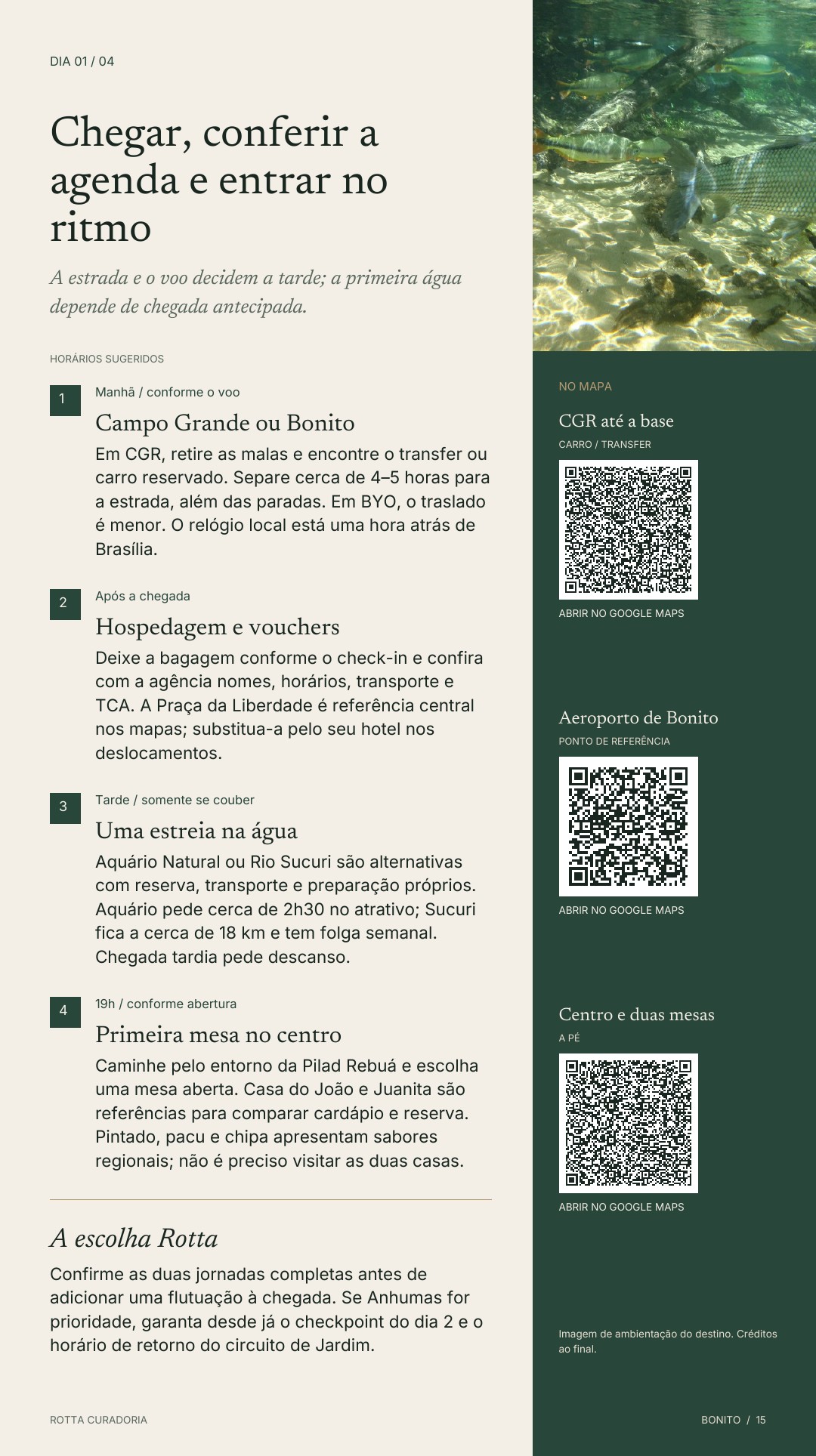 Página 15 real do roteiro: UM DIA DO ROTEIRO