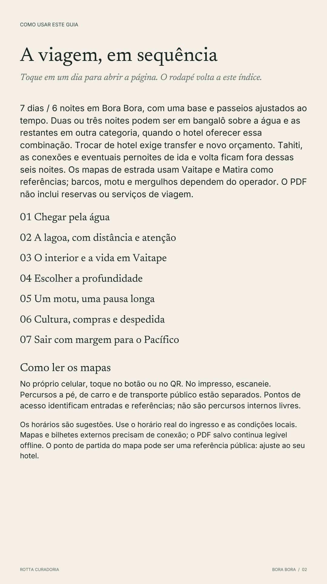 Página 2 real do roteiro: A VIAGEM EM SEQUÊNCIA