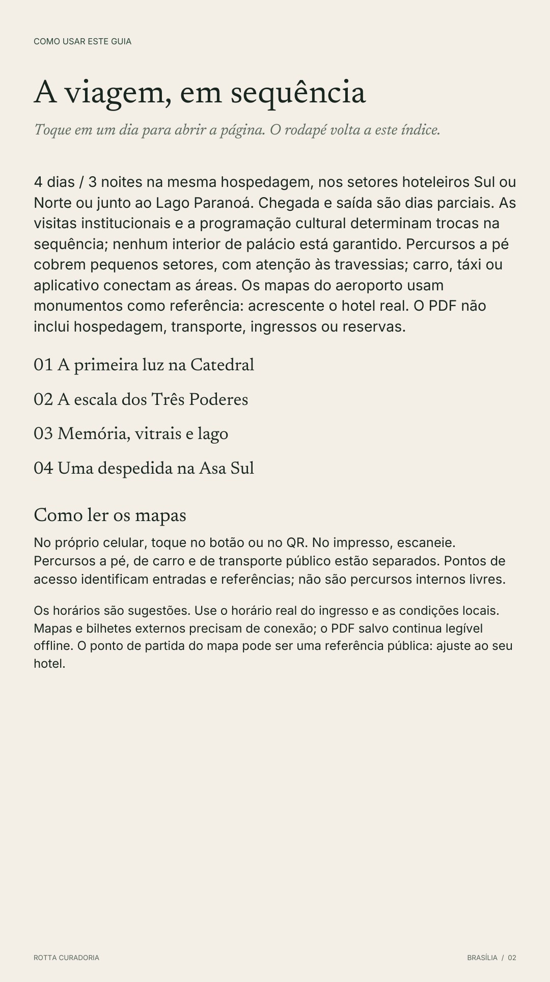 Página 2 real do roteiro: A VIAGEM EM SEQUÊNCIA
