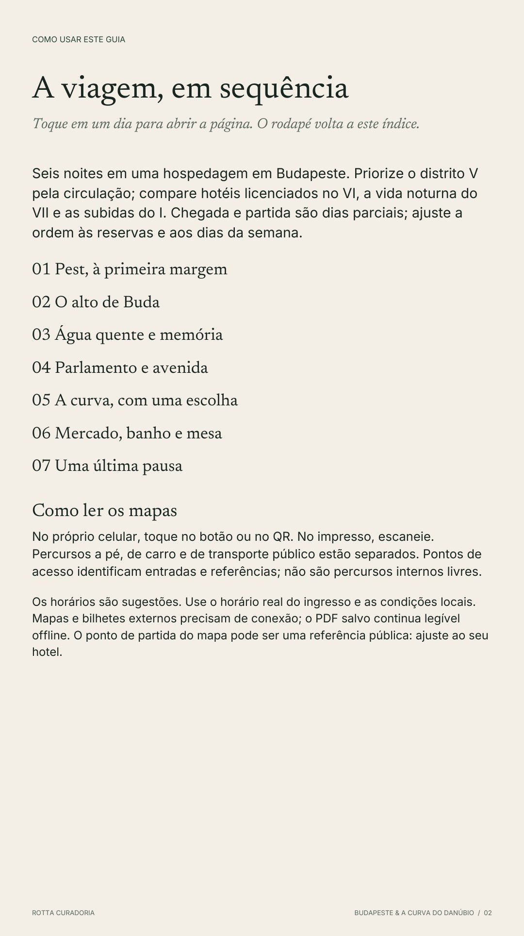 Página 2 real do roteiro: A VIAGEM EM SEQUÊNCIA