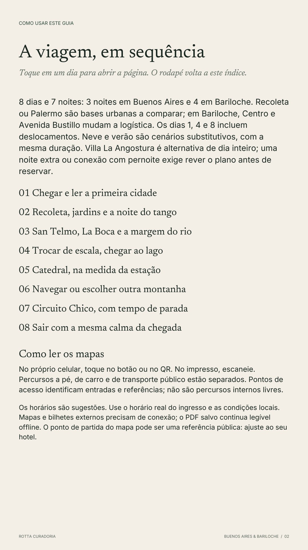 Página 2 real do roteiro: A VIAGEM EM SEQUÊNCIA