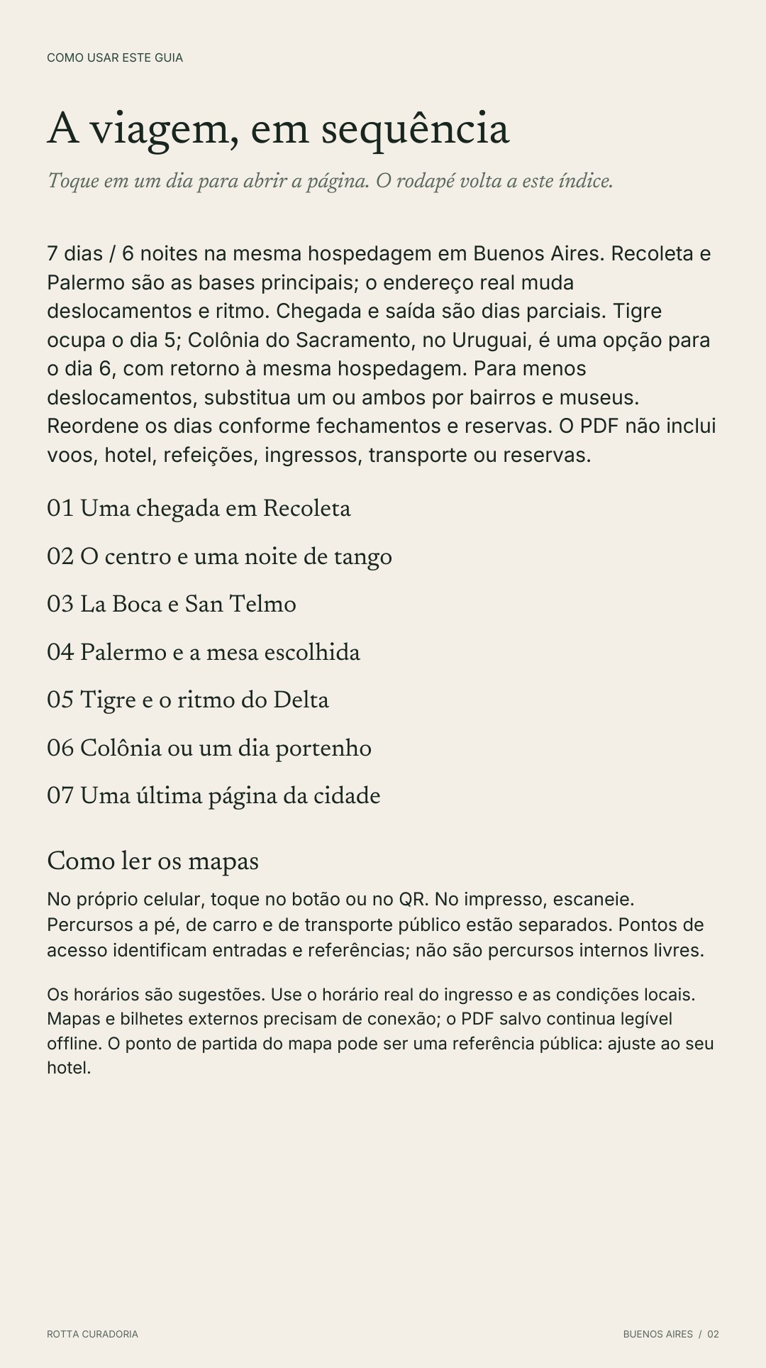 Página 2 real do roteiro: A VIAGEM EM SEQUÊNCIA