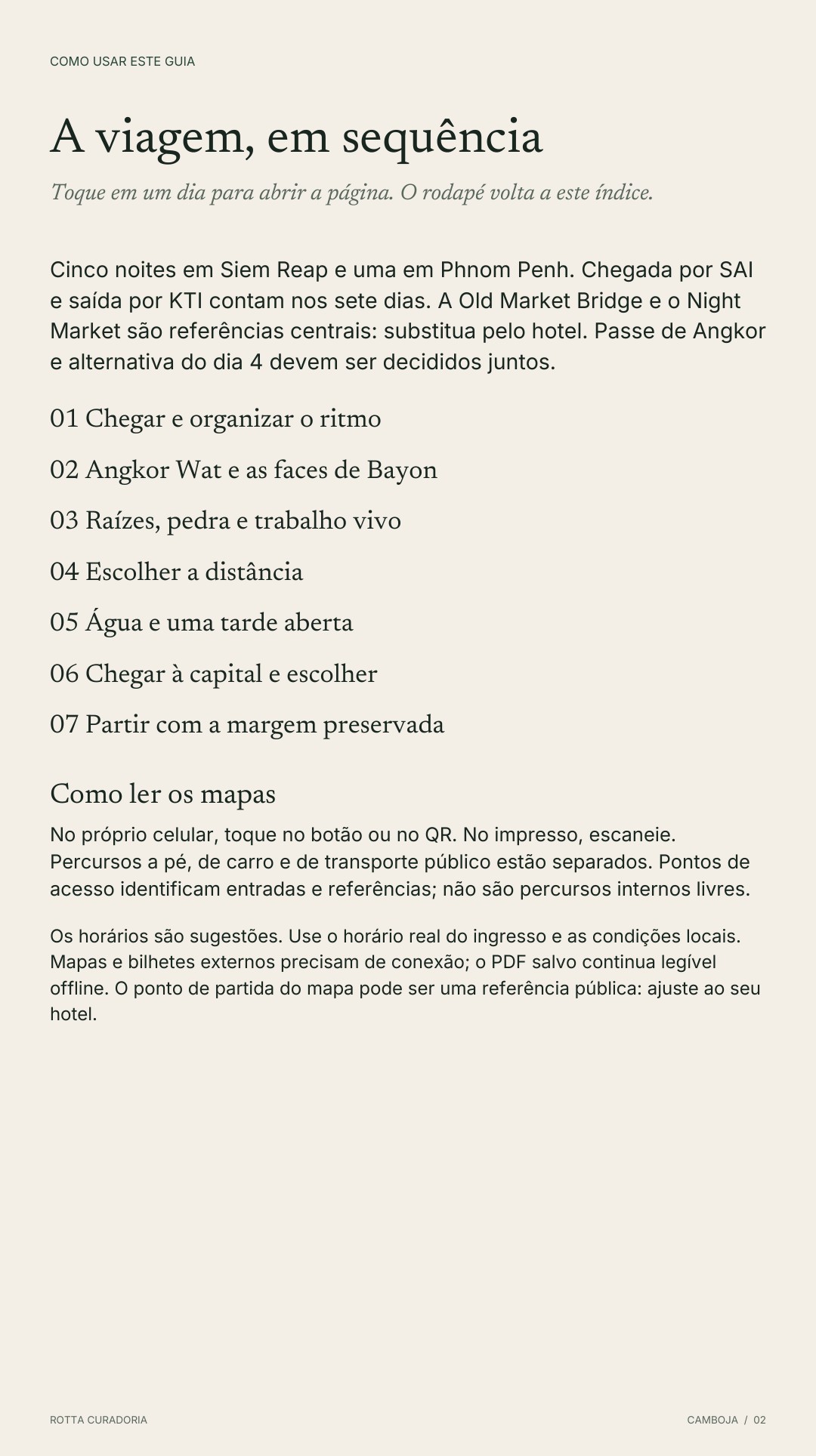 Página 2 real do roteiro: A VIAGEM EM SEQUÊNCIA