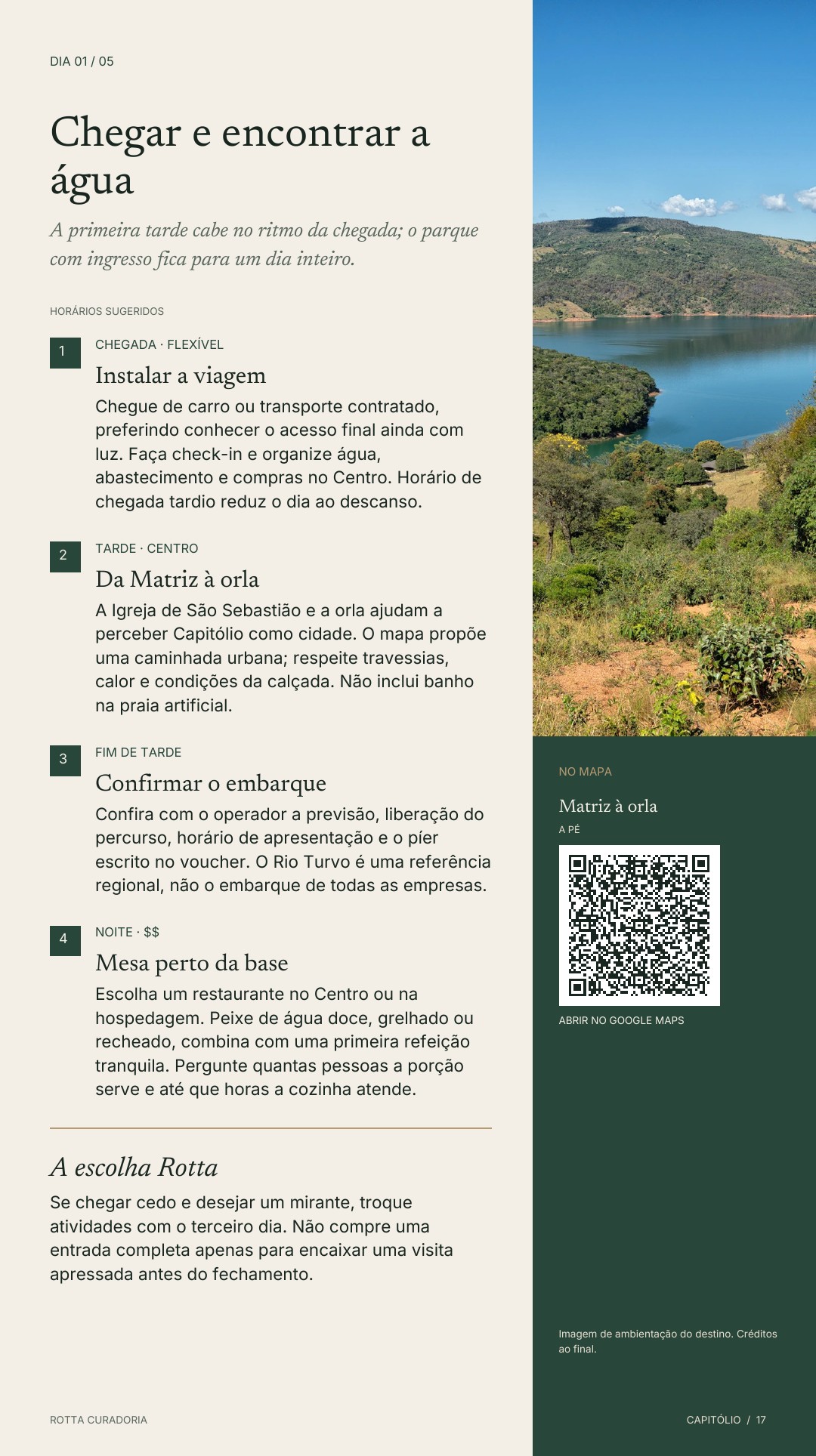Página 17 real do roteiro: UM DIA DO ROTEIRO