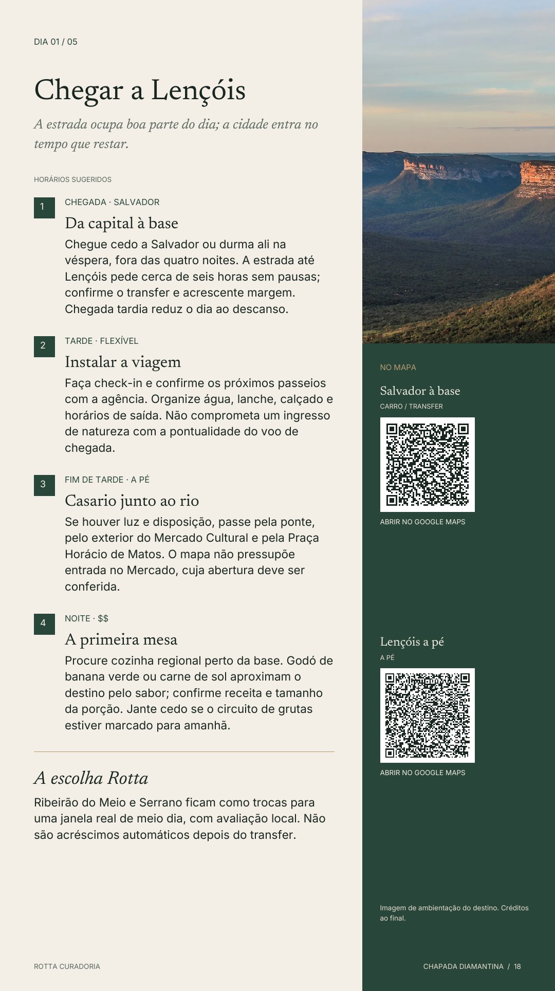 Página 18 real do roteiro: UM DIA DO ROTEIRO