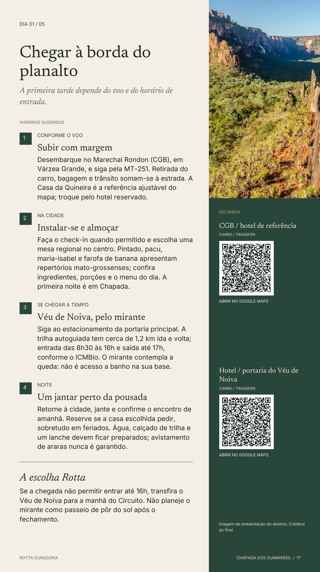 Página 17 real do roteiro: UM DIA DO ROTEIRO
