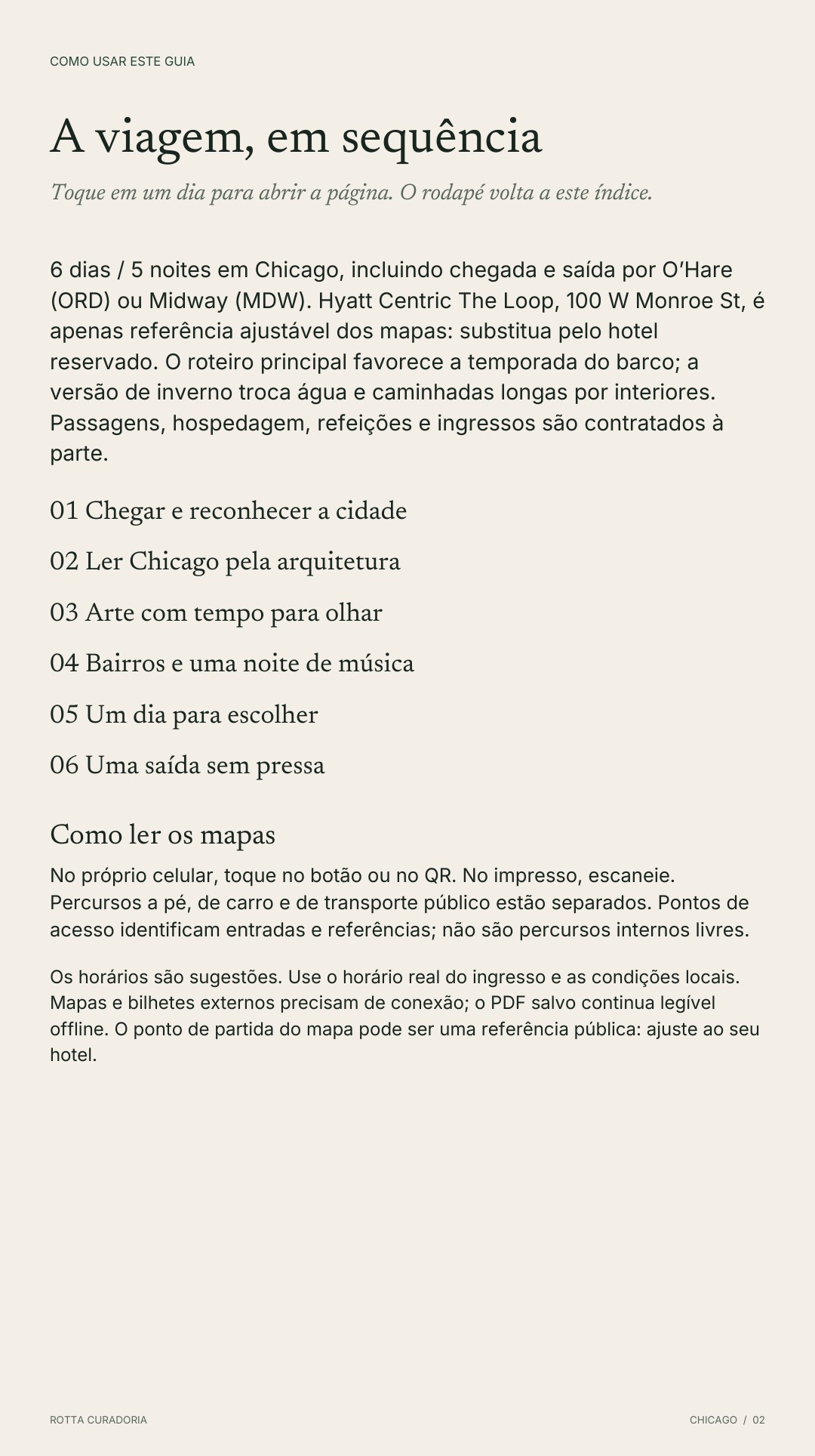 Página 2 real do roteiro: A VIAGEM EM SEQUÊNCIA