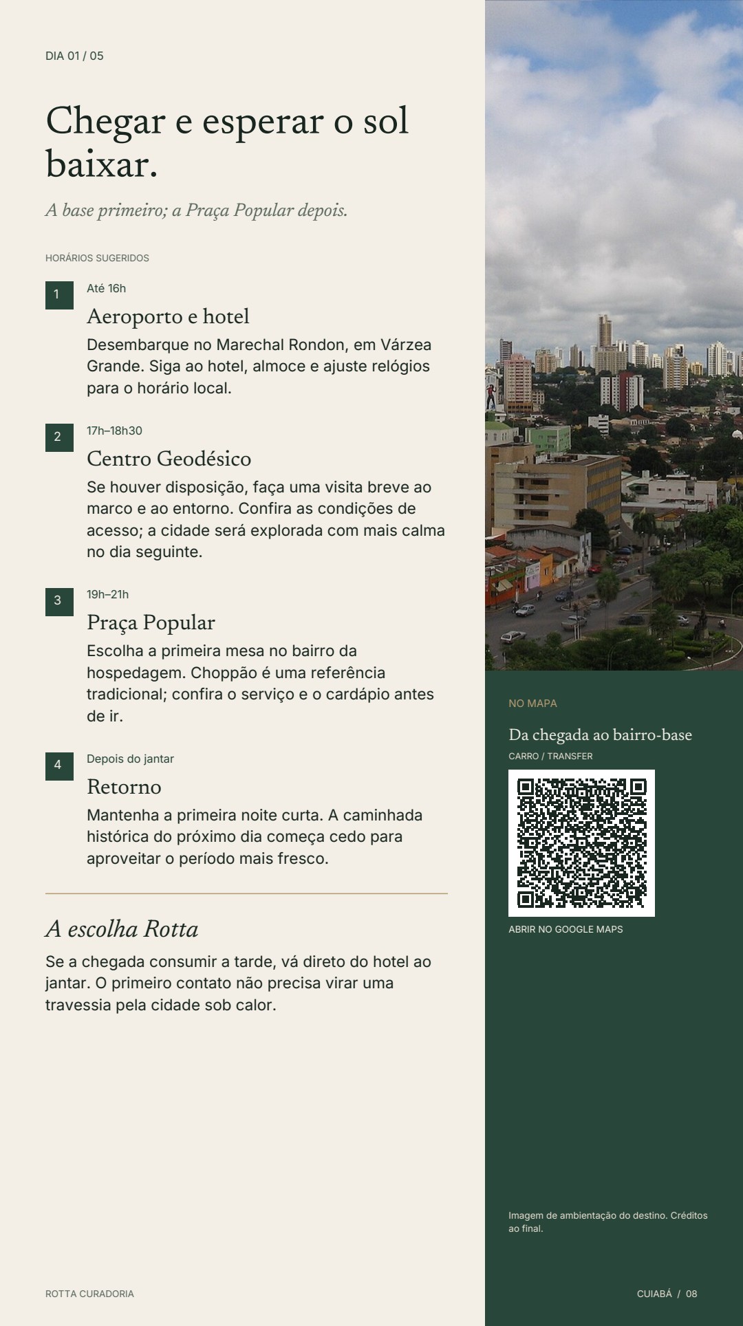 Página 8 real do roteiro: UM DIA DO ROTEIRO