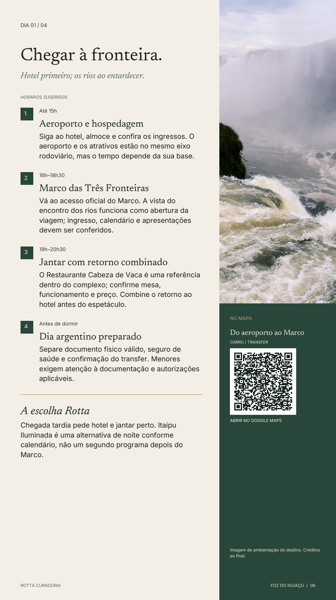 Página 8 real do roteiro: UM DIA DO ROTEIRO