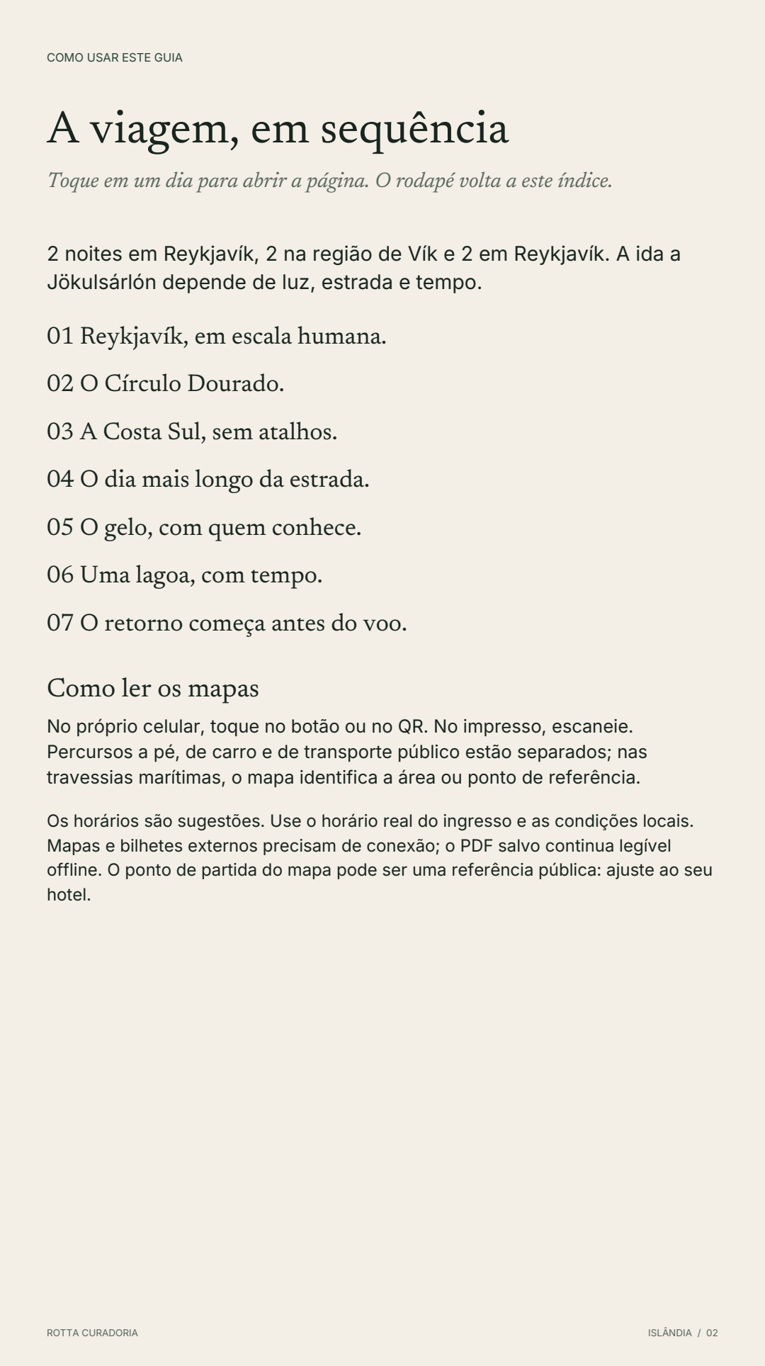 Página 2 real do roteiro: A VIAGEM EM SEQUÊNCIA