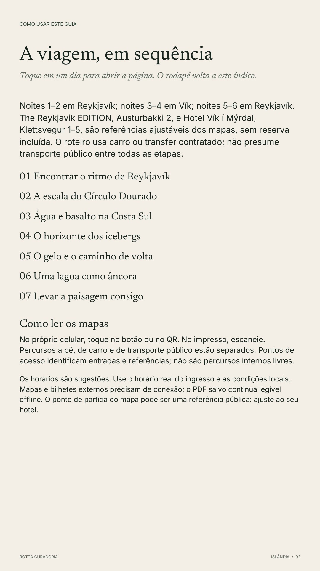 Página 2 real do roteiro: A VIAGEM EM SEQUÊNCIA