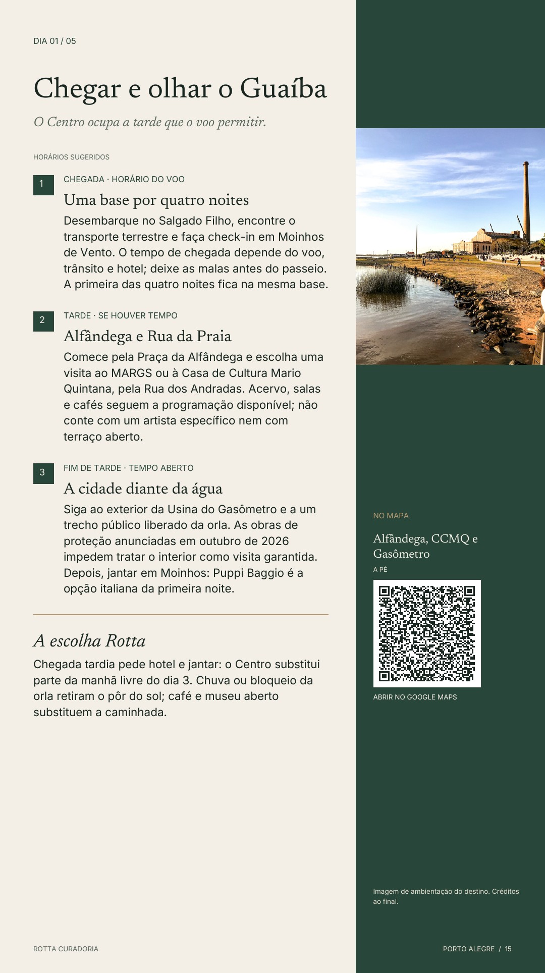Página 15 real do roteiro: UM DIA DO ROTEIRO