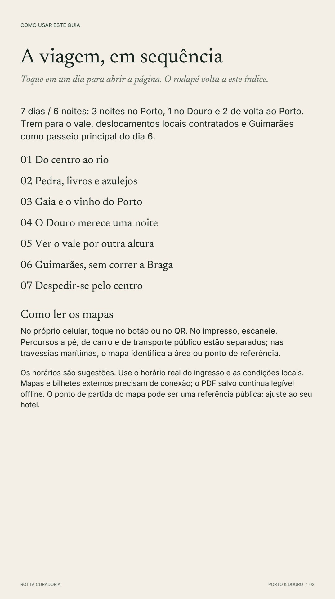 Página 2 real do roteiro: A VIAGEM EM SEQUÊNCIA