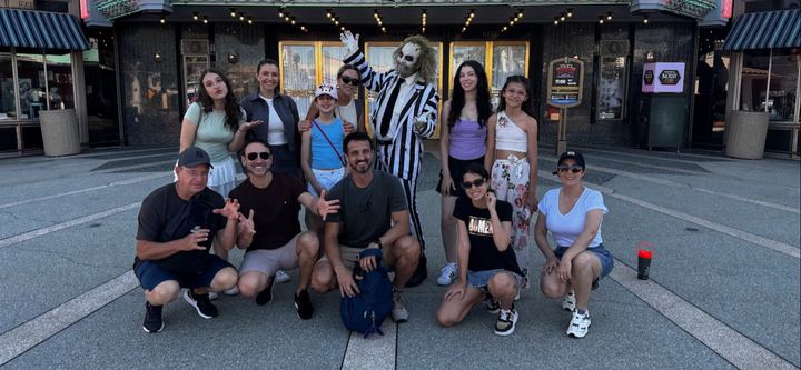Grupo na Universal Studios Orlando