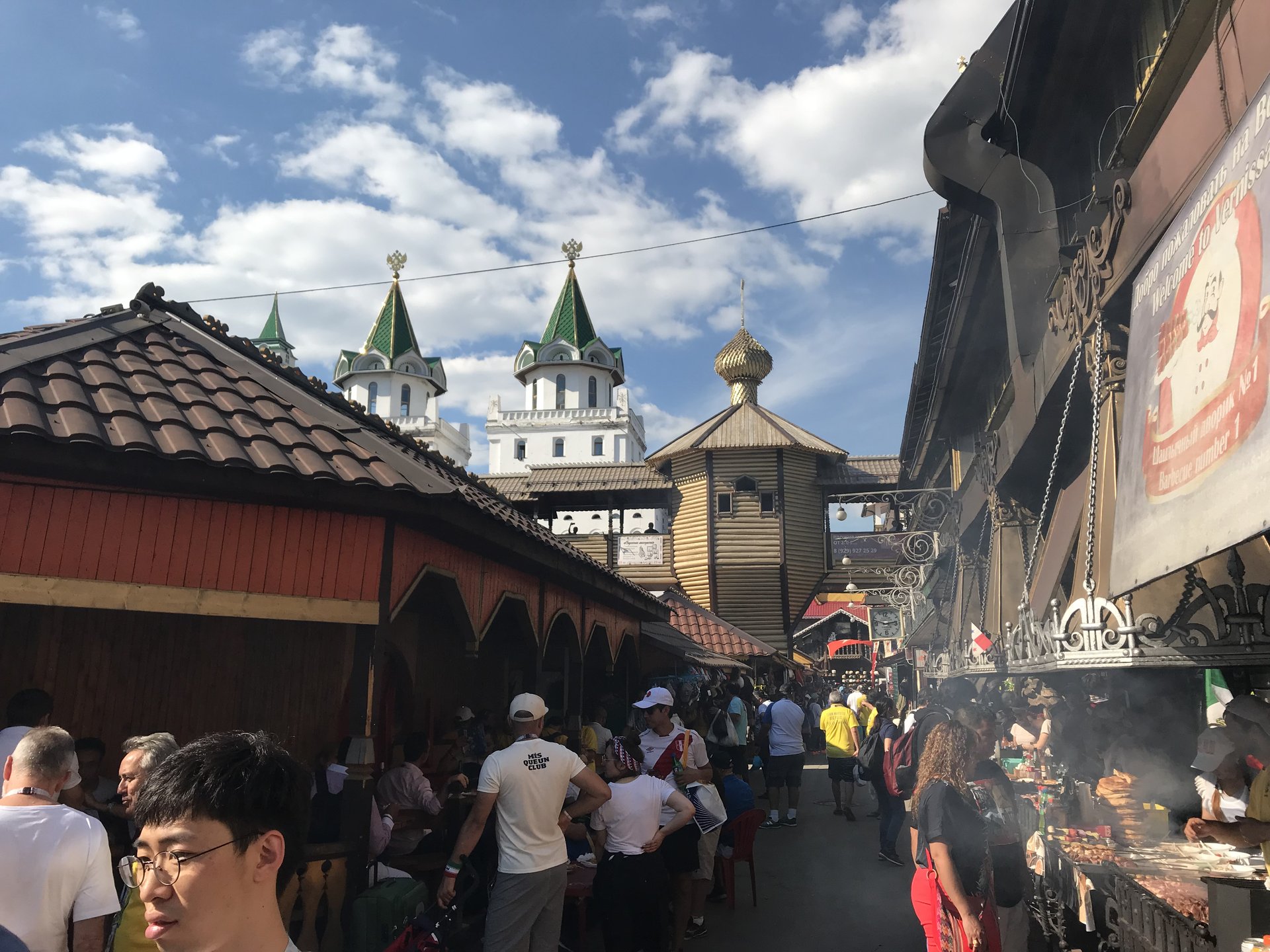 Feira tradicional em Moscou