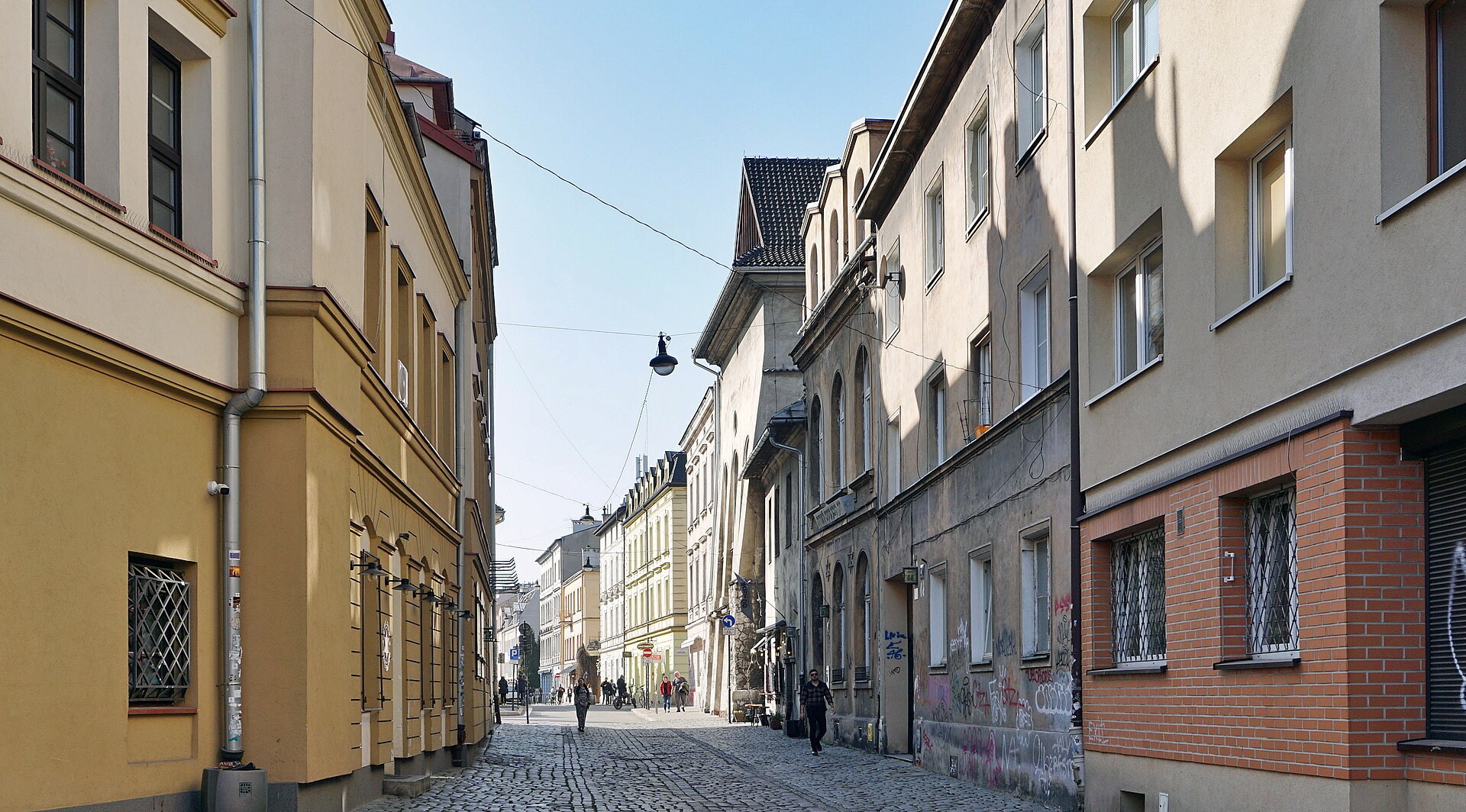 Rua Józefa no bairro Kazimierz em Cracóvia