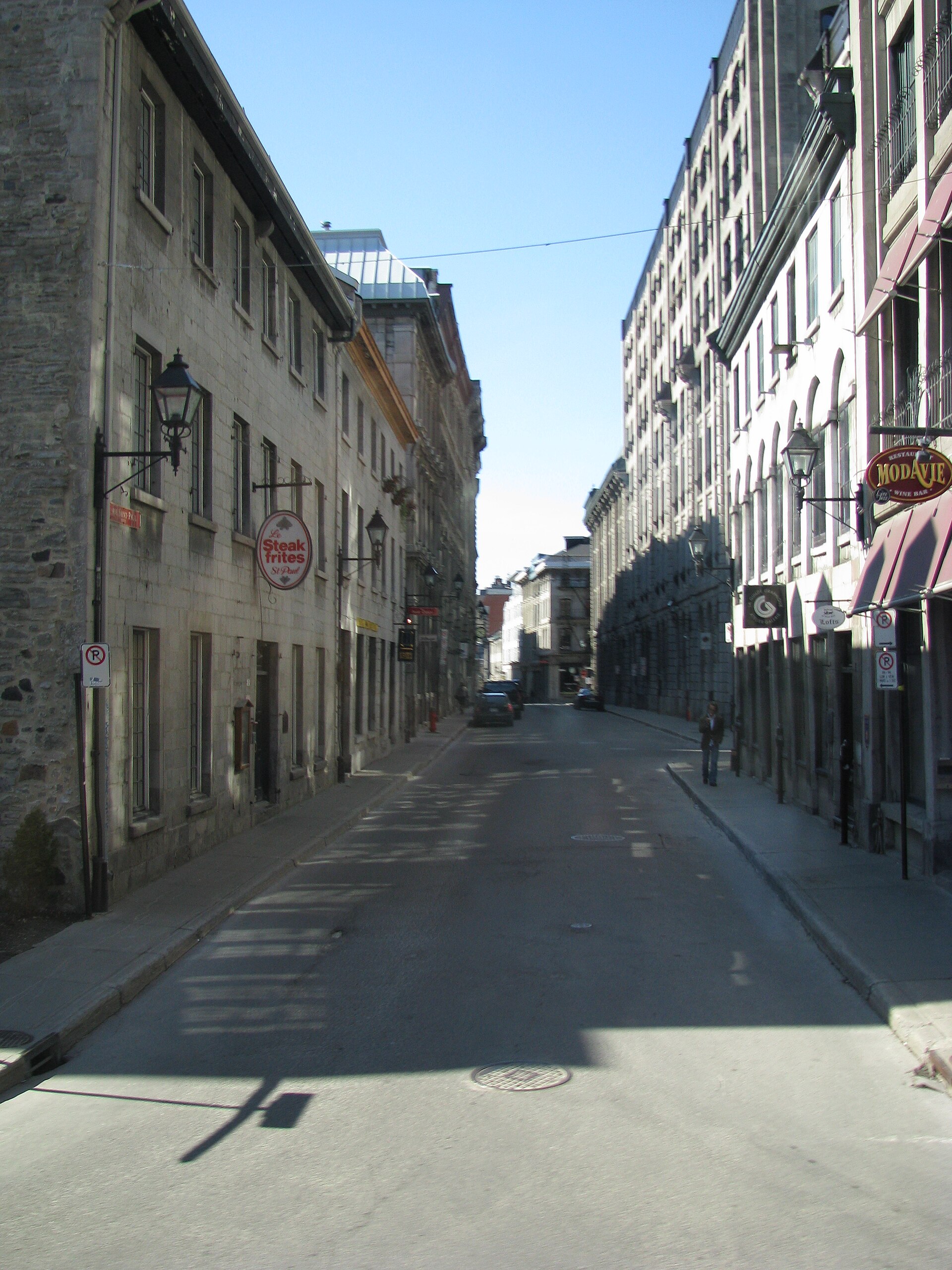 Rue Saint-Paul no Vieux-Montréal