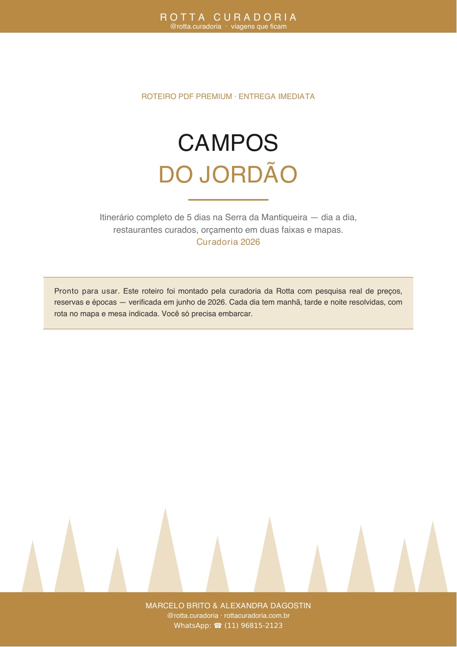 Capa do Roteiro PDF Premium de Campos do Jordão