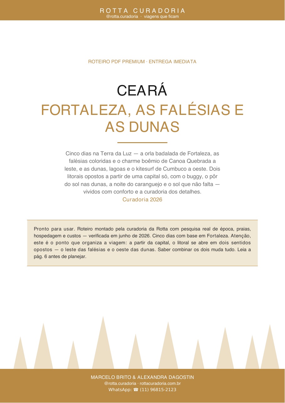 Capa do Roteiro PDF Premium de Ceará