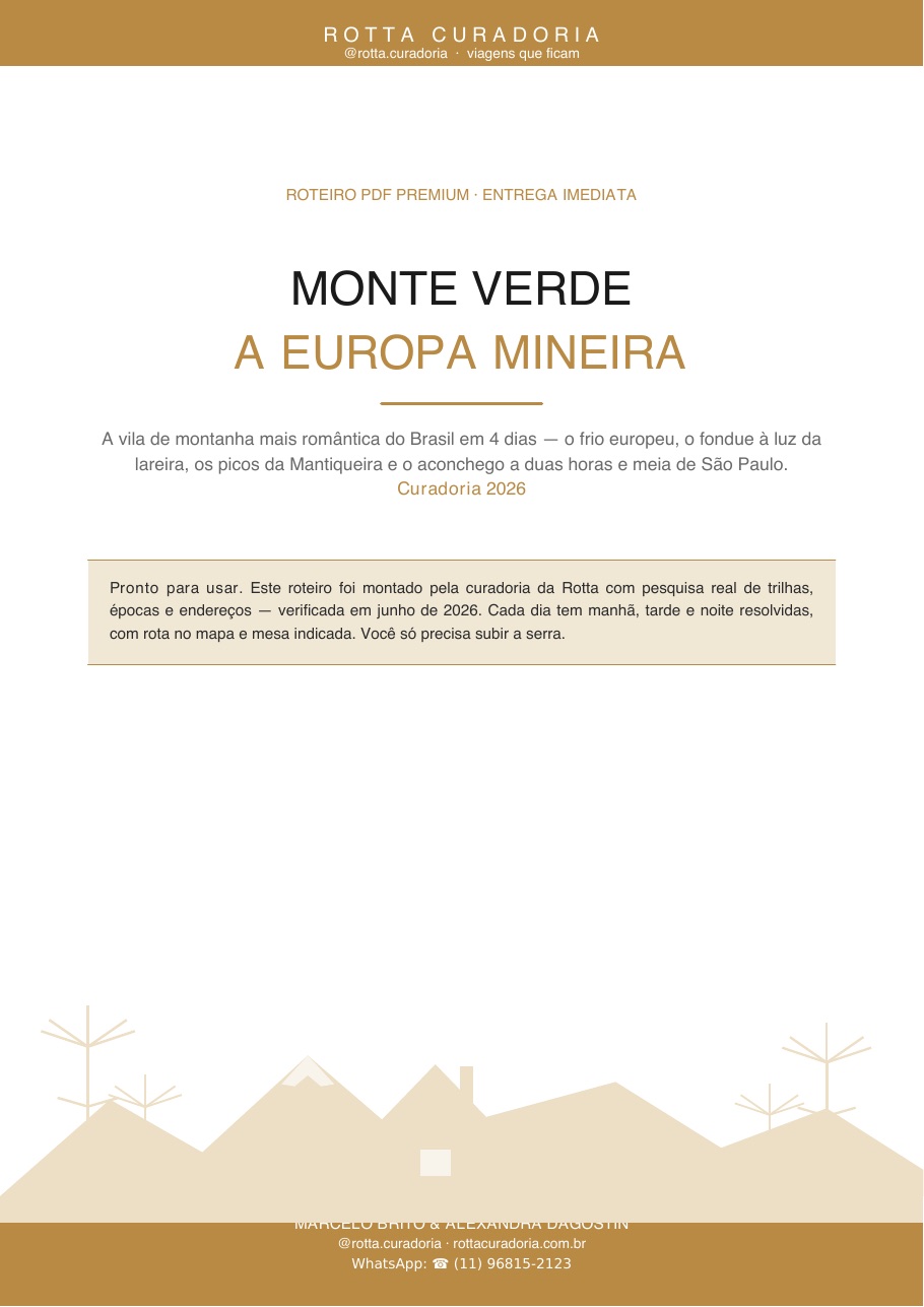 Capa do Roteiro PDF Premium de Monte Verde