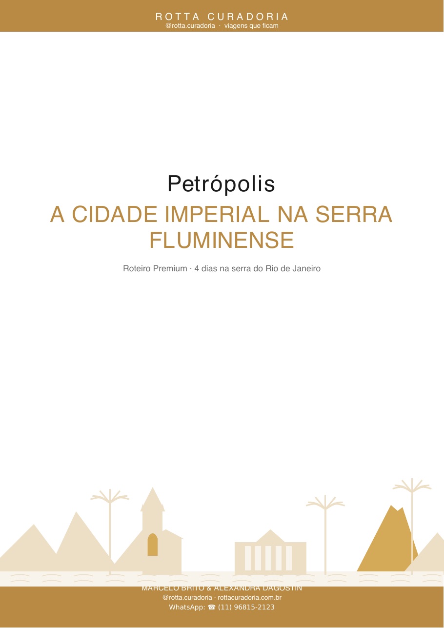 Capa do Roteiro PDF Premium de Petrópolis