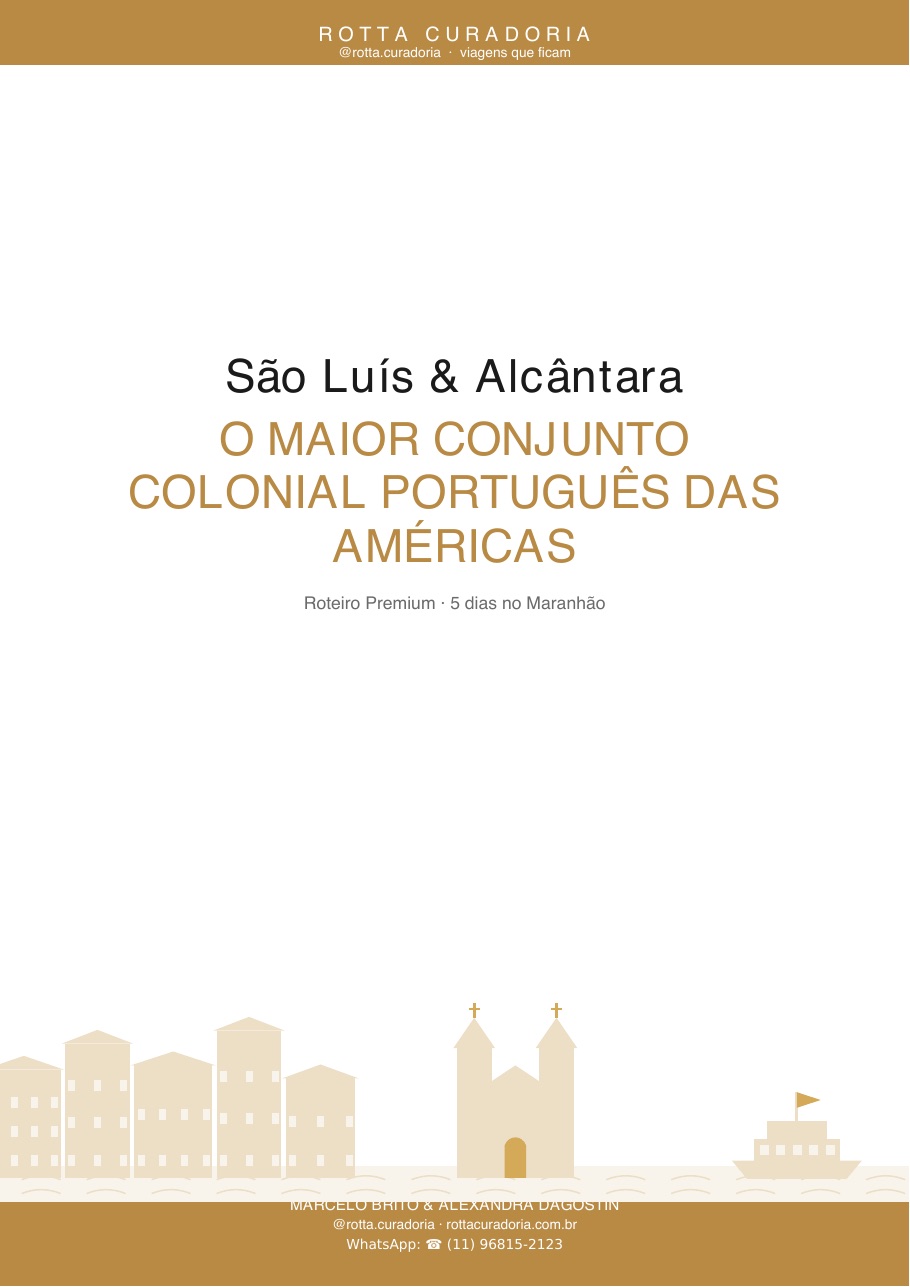 Capa do Roteiro PDF Premium de São Luís & Alcântara