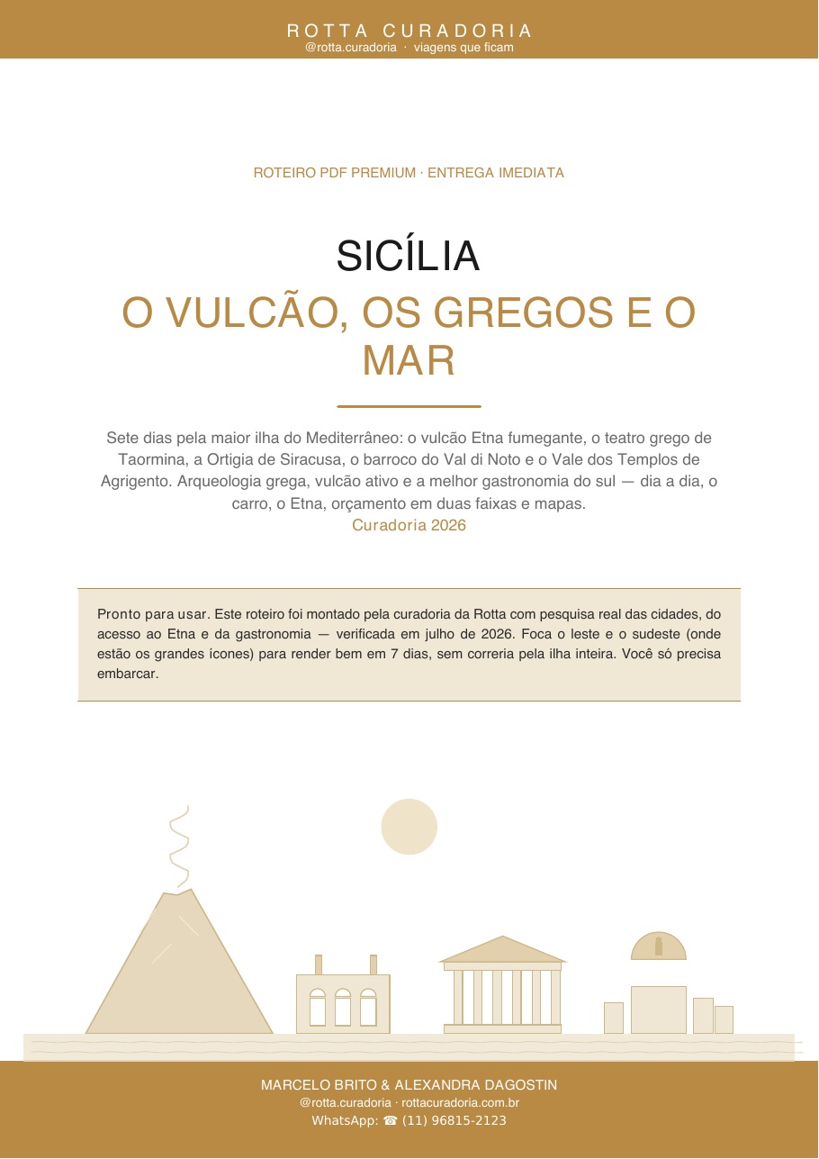 Capa do Roteiro PDF Premium de Sicília